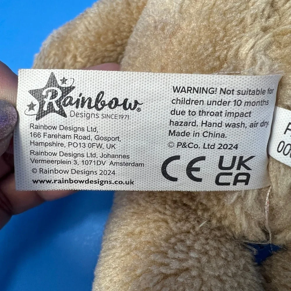 Rainbow Designs Paddington Bear 8‎ Inch Tan Red Hat PA1489 Plush Toy